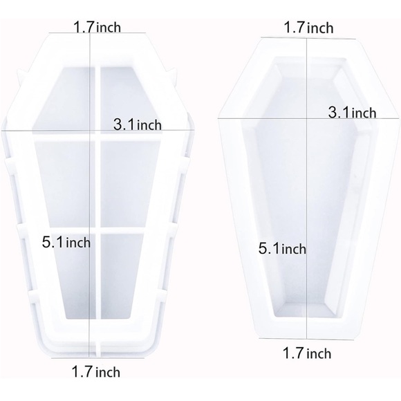 Resin Coffin Mold - Picture 2 of 2
